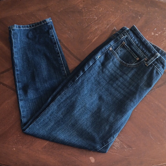 Talbots Blue Straight Leg Jeans.#1115A - Picture 1 of 9